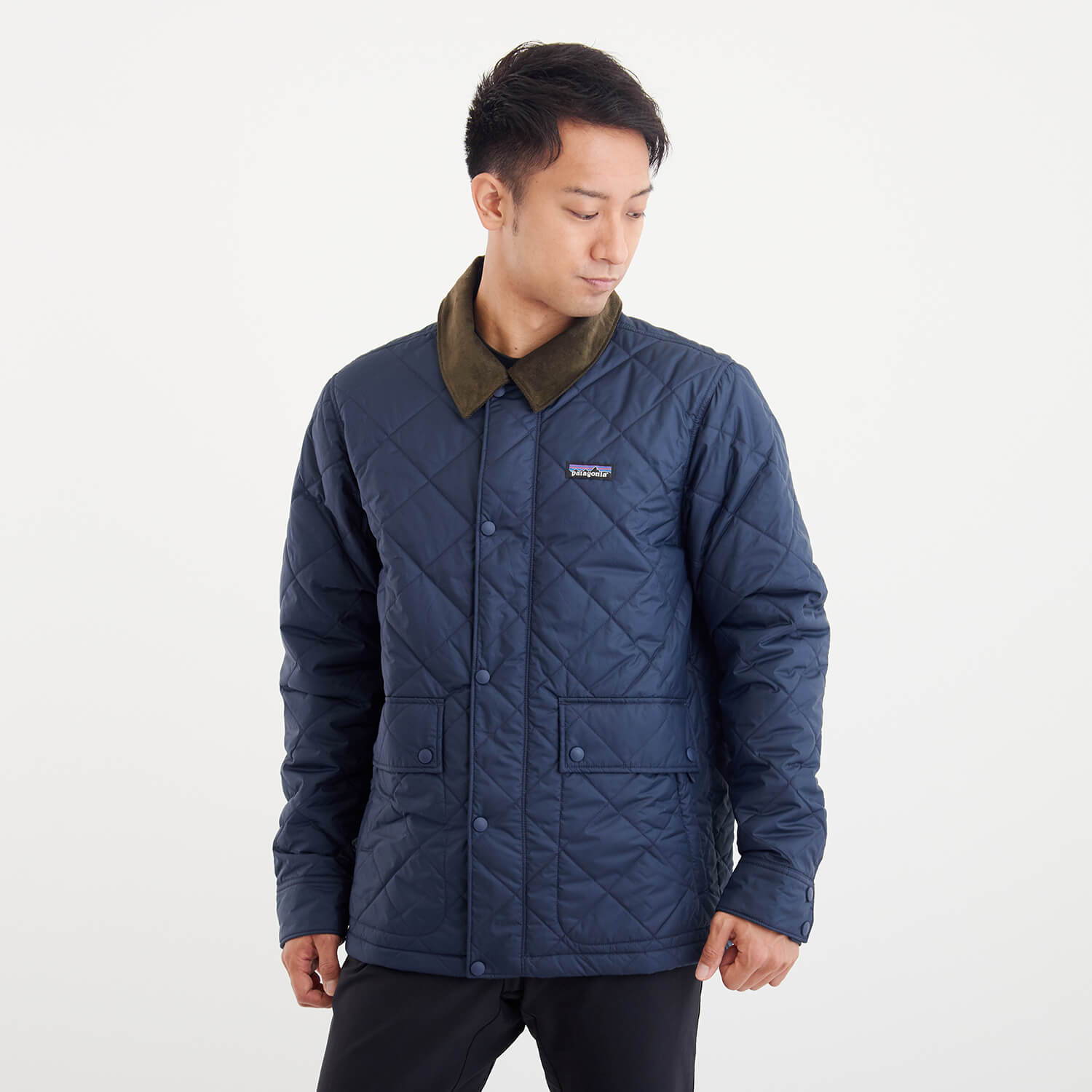 patagonia（パタゴニア）/ダイアモンドキルトジャケット/ネイビー/MENS