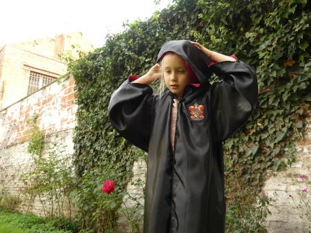 Child in Harry Potter Robe Costume