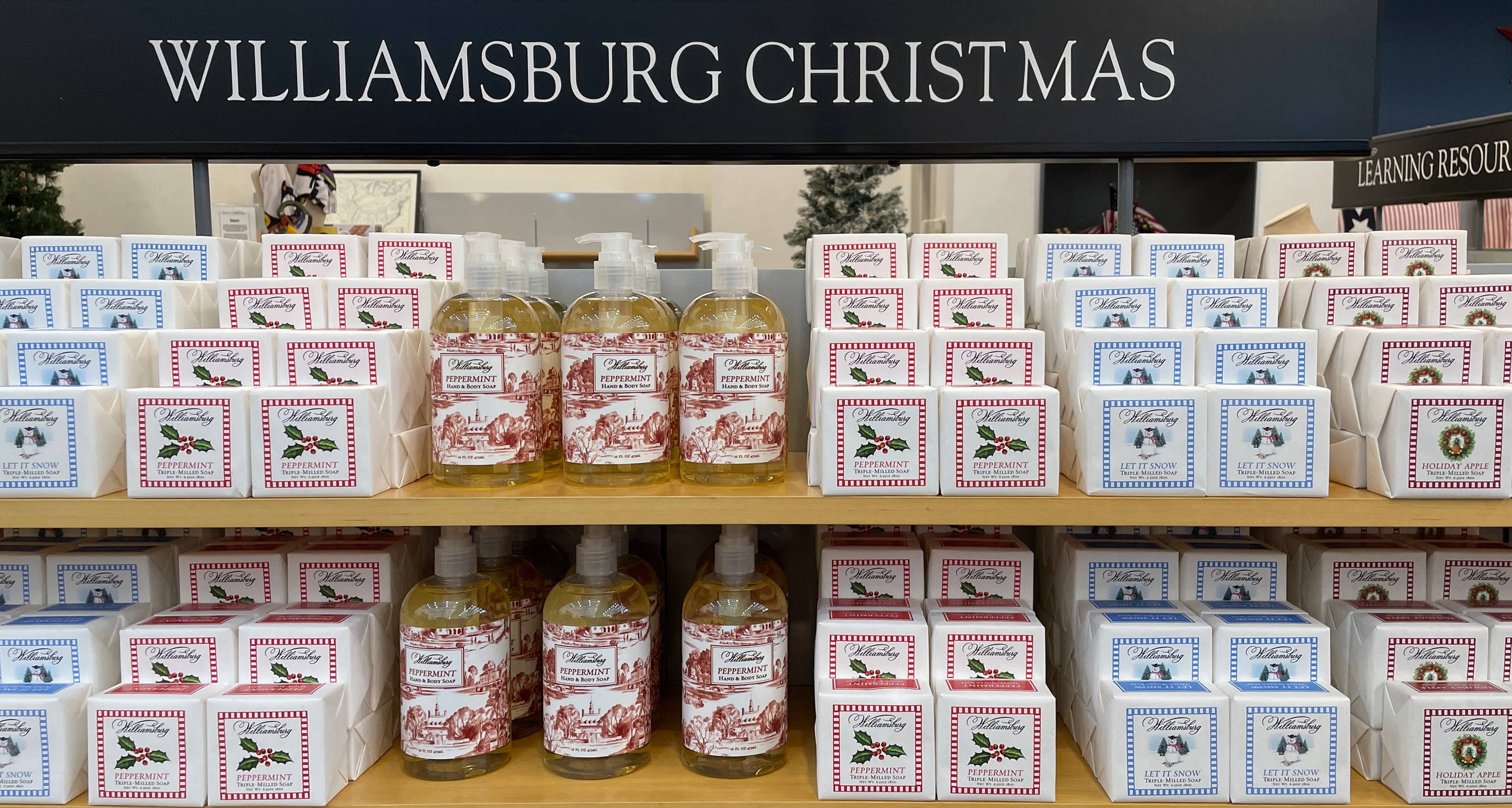 Colonial Williamsburg Christmas Soaps
