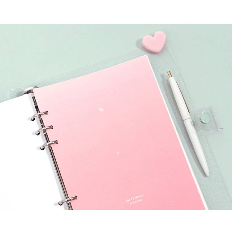 Intro - Twinkle moonlight A5 6-ring dateless weekly diary planner