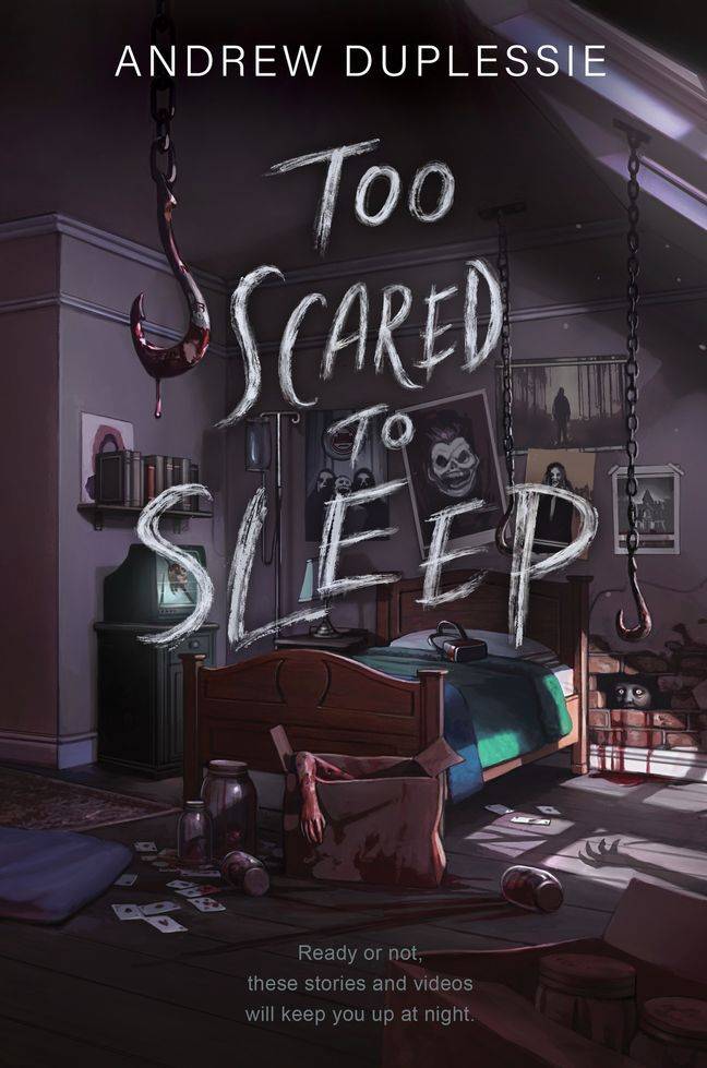 cover of too scared to sleep by andrew duplessie