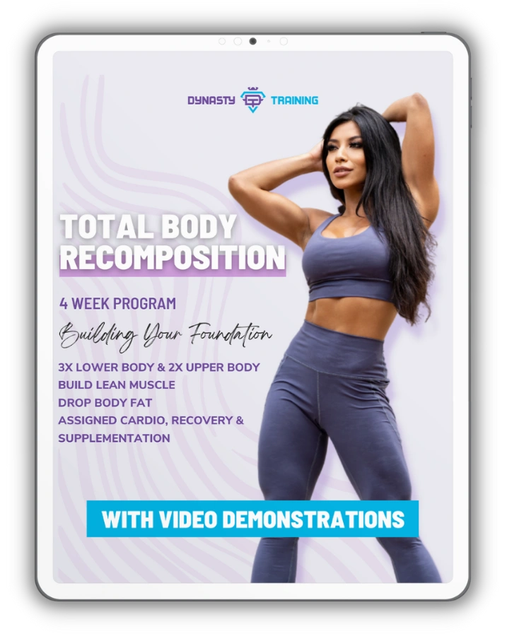 E-book about Total Body Recomposition with Stephanie Ayala McHugh