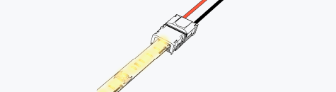 solderless grip connectors for LED strip lights