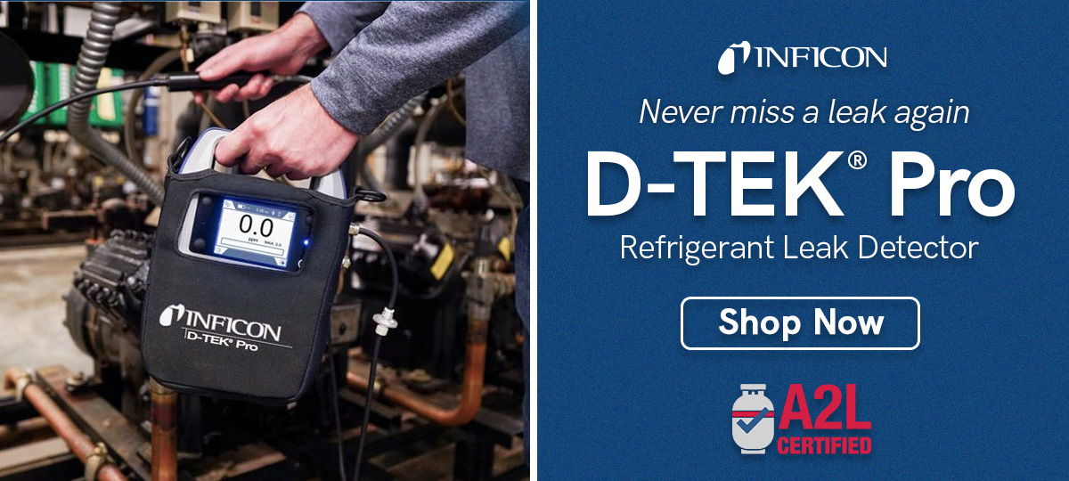 Inficon D-TEK Pro Refrigerant Leak Detector