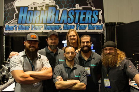 HornBlasters Sema Booth Celebrity Dennis Anderson