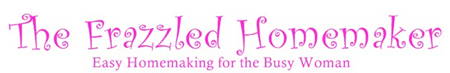 the frazzled homemaker blog logo