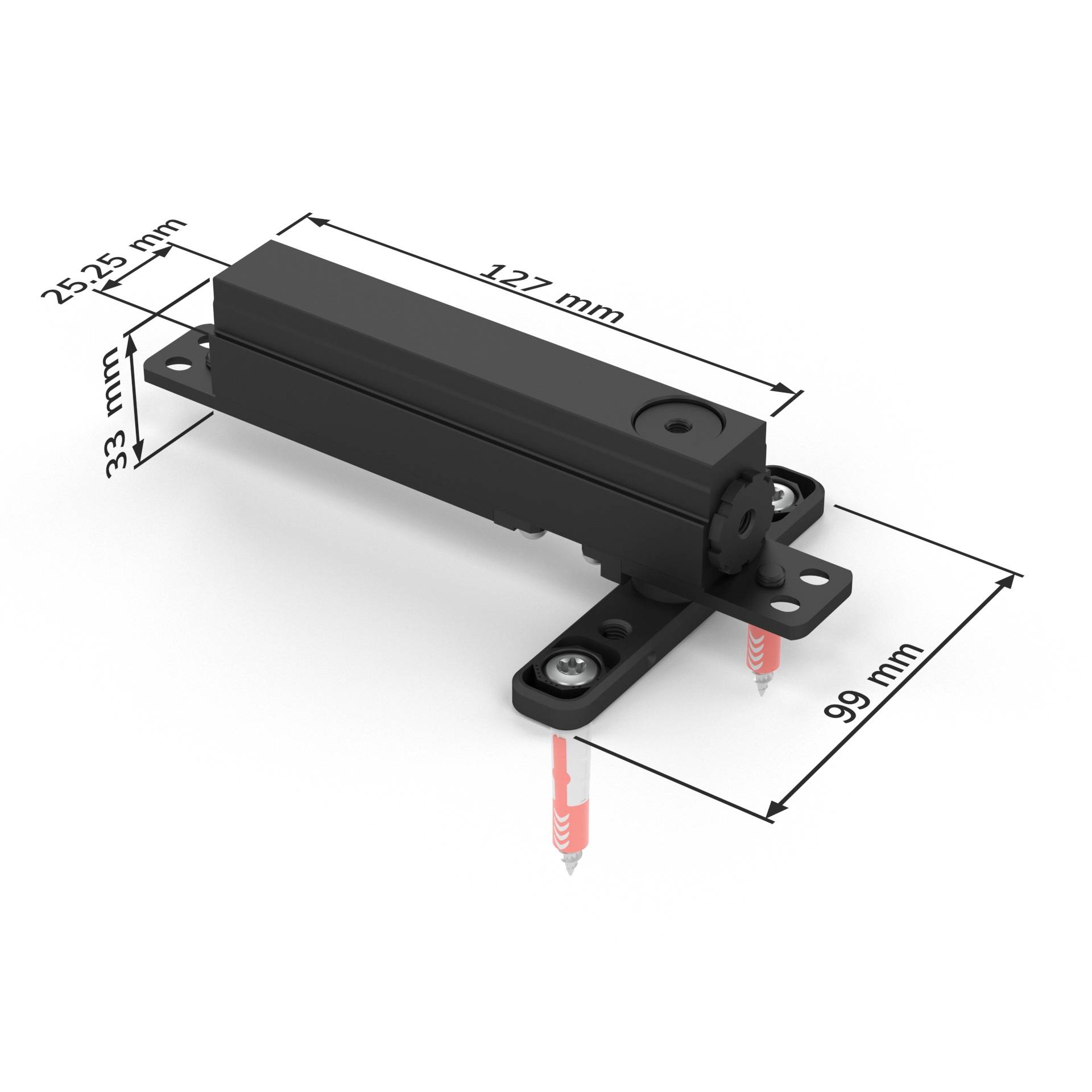 Compact self-closing pivot hinge system – PortaPivot