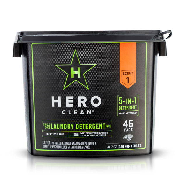 Hero Detergent Container