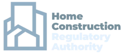 Home Construction Regulatory Authority logo with text.