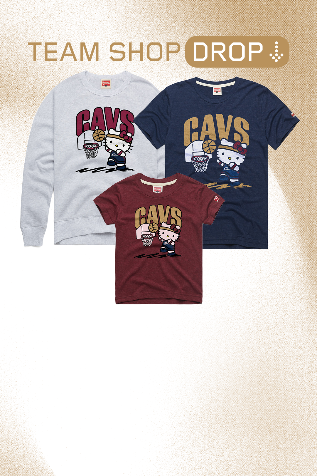 Three clothing items featuring 