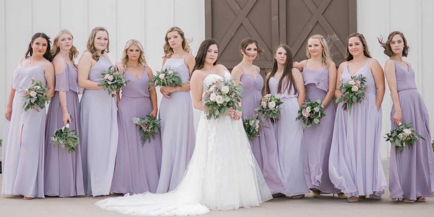 Mix and Match Purple Bridesmaid Dresses Kennedy Blue
