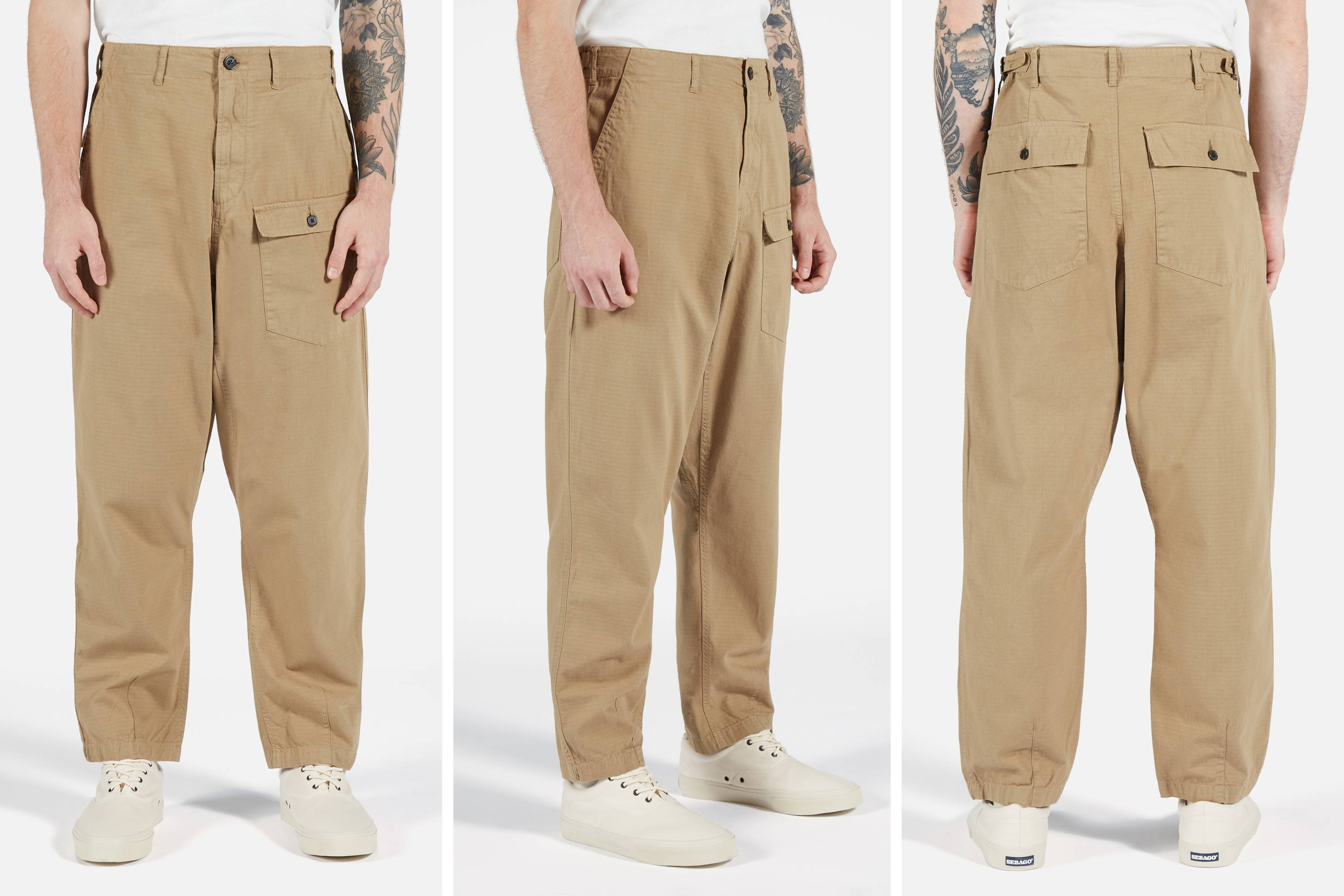 The Universal Works Trouser Fit Guide.