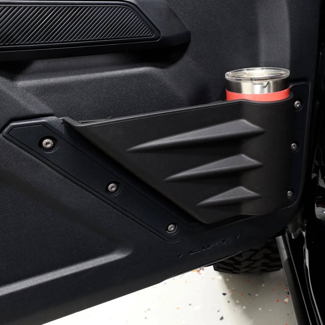 IAG I-Line TPE Front Door Pocket Organizer for 2021+ Ford Bronco - Assembly 5