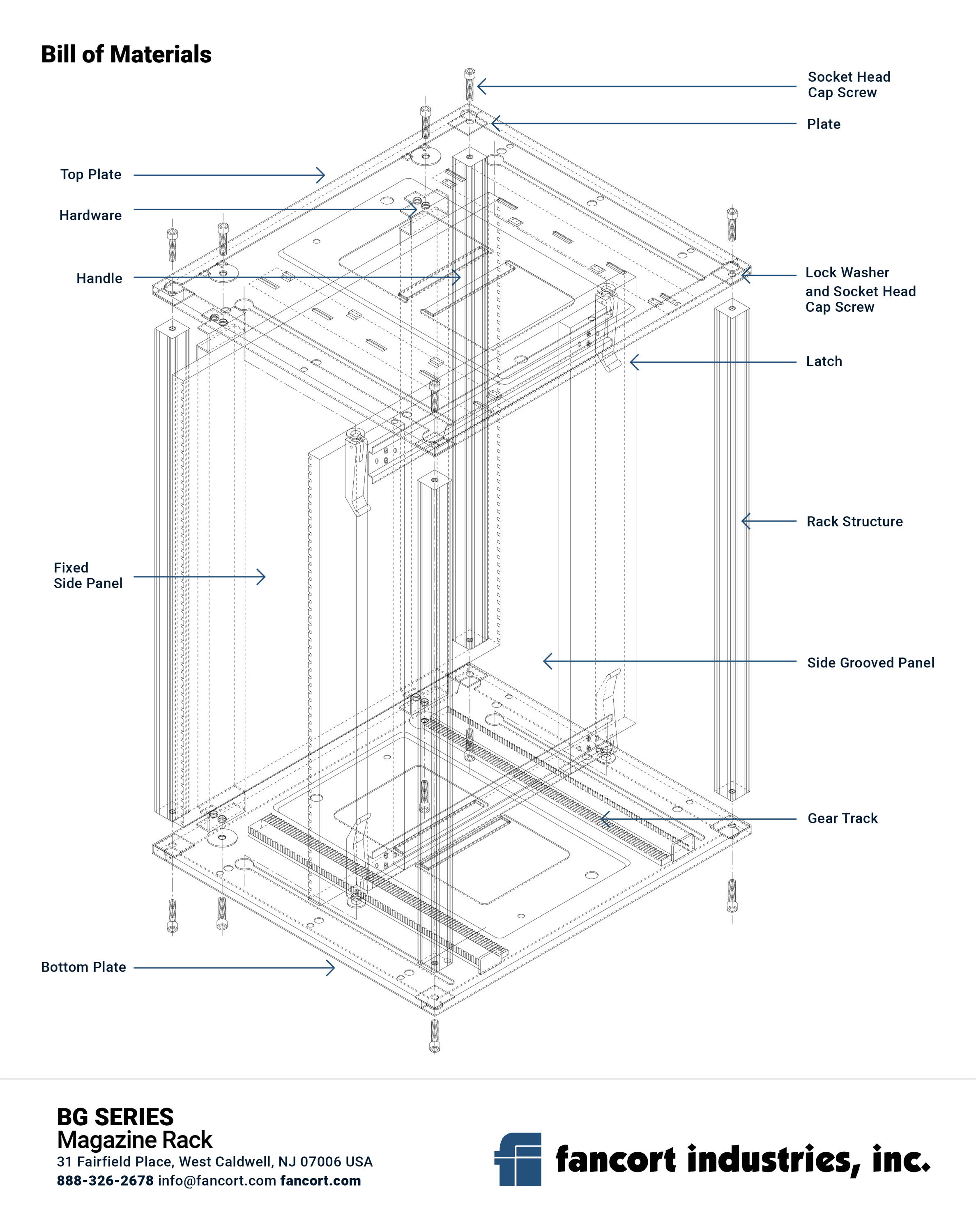 Fancort PCB Racks - BG SERIES – Fancort Industries