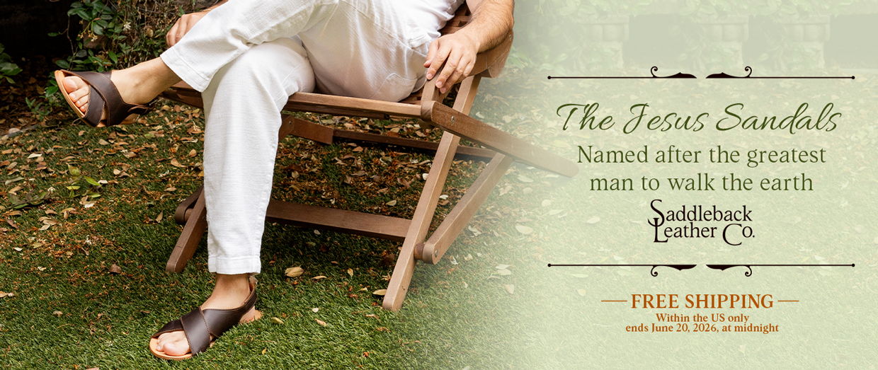 Person sitting on a chair wearing sandals, with text about footwear.