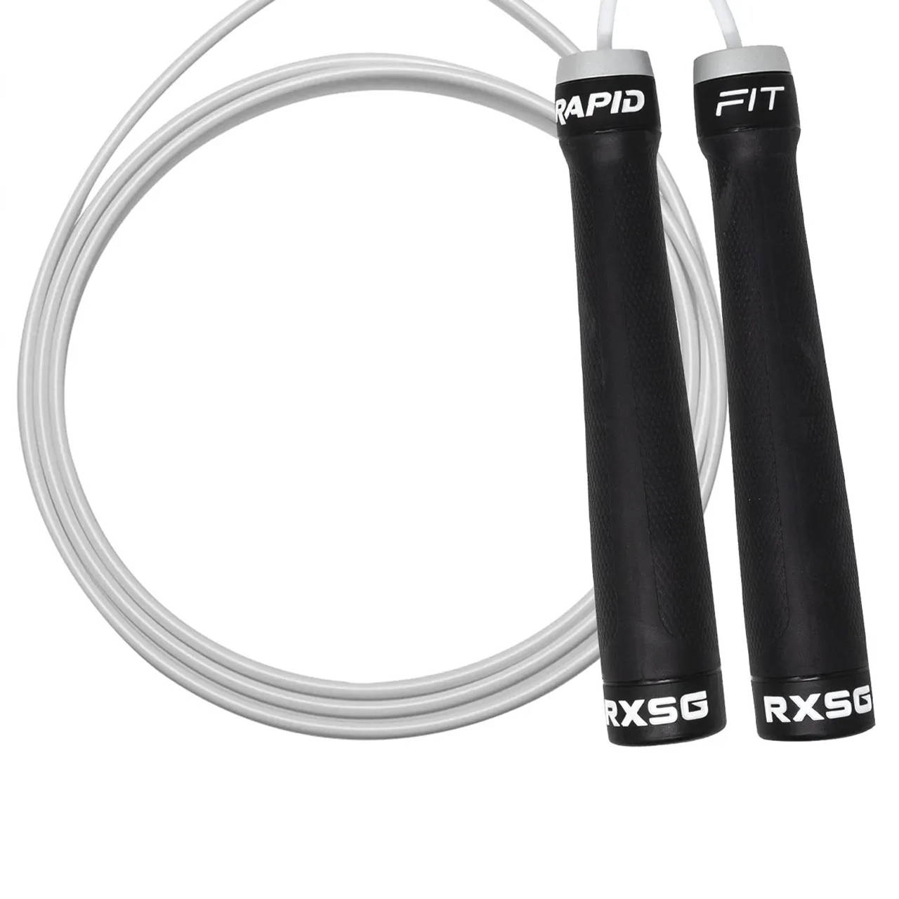 Athletic Works Adjustable Weighted Jump Rope, Adjusts up to 9' Length, Black