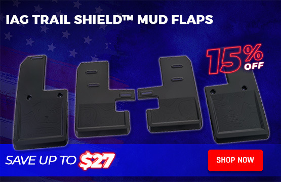15% OFF IAG Trail Shield Mud Flaps For Ford Bronco