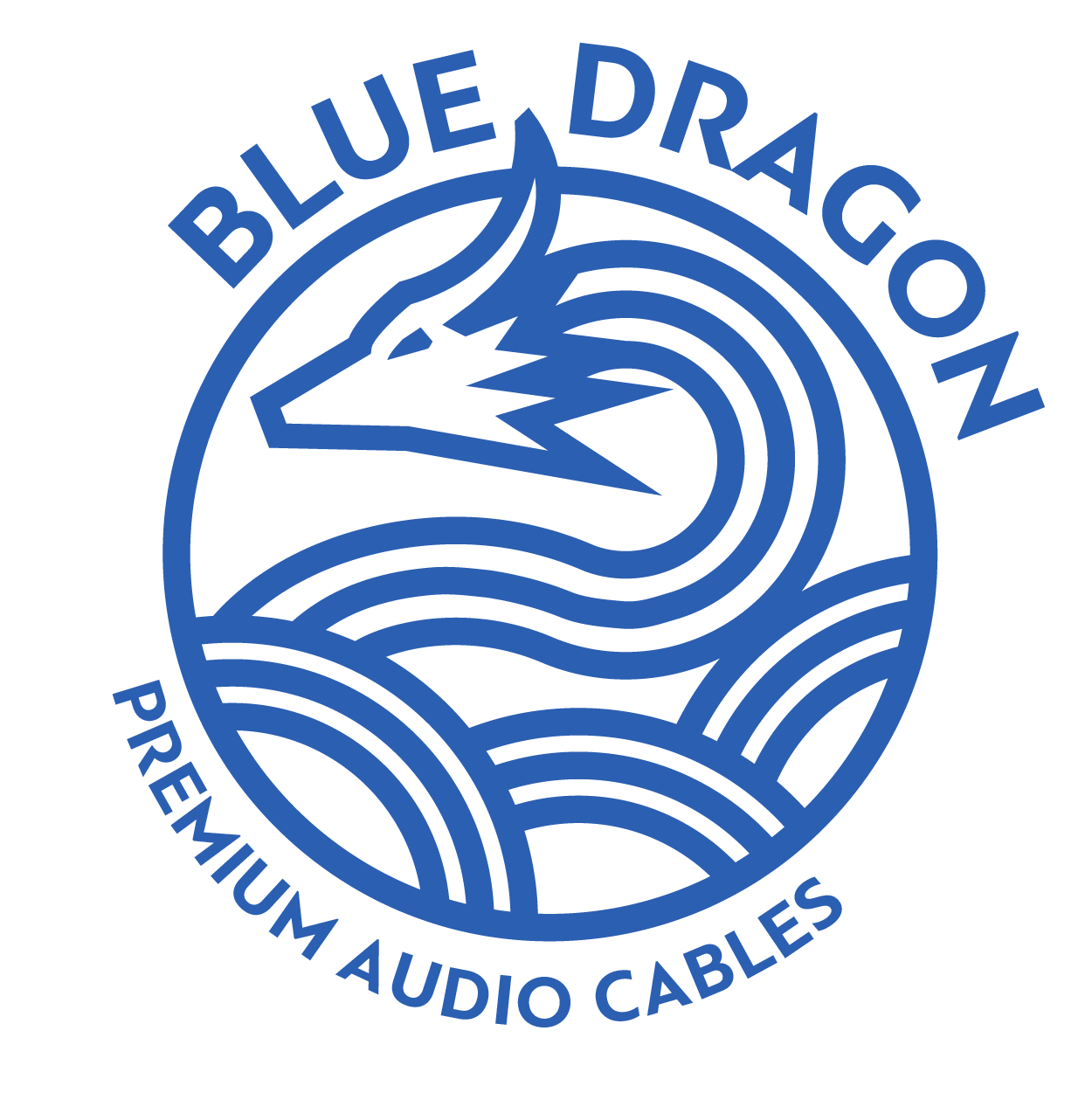 Moon Audio Blue Dragon cables logo