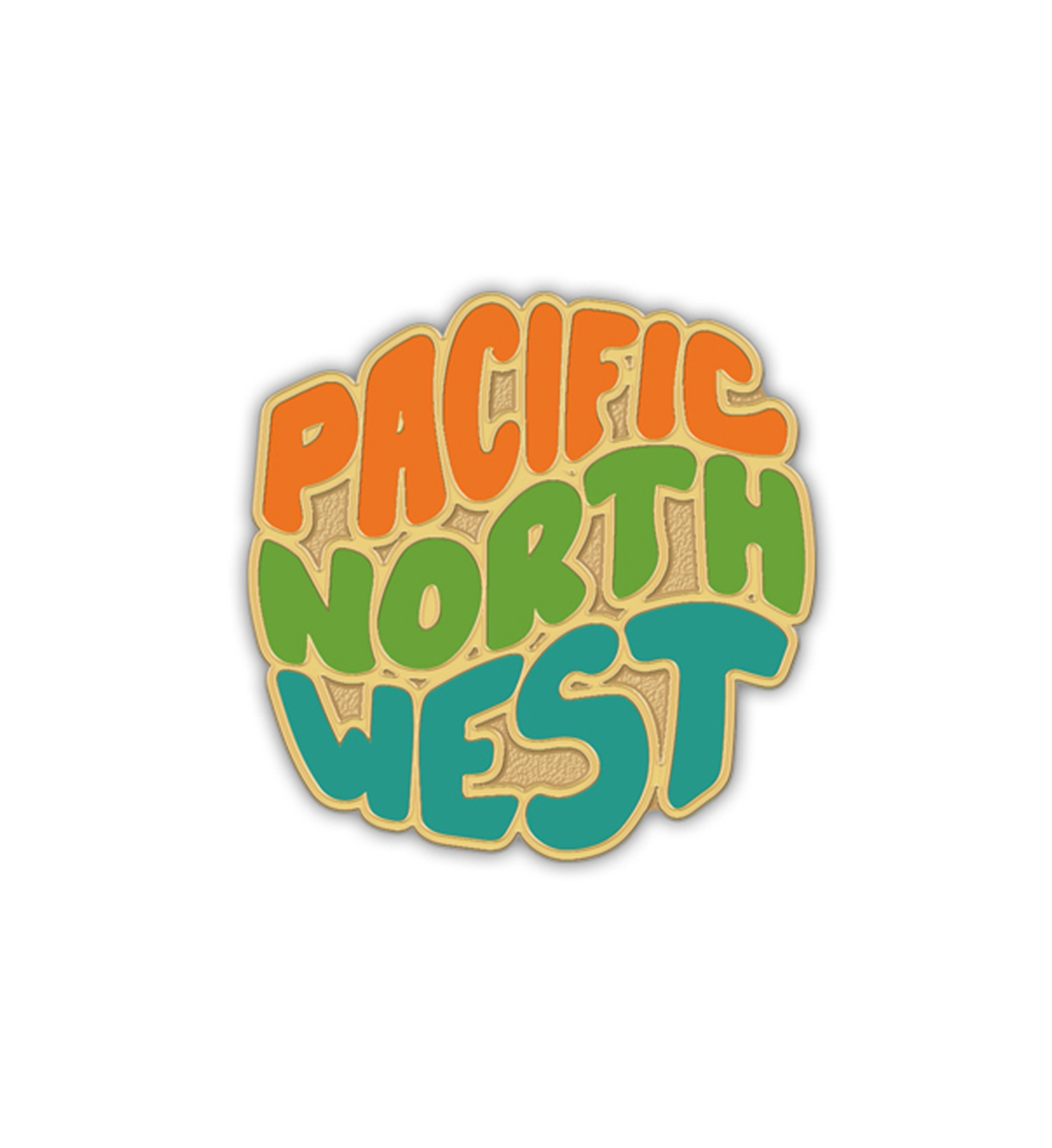 The Great PNW Groovy Pin