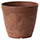 Rust colored Dolce round planter