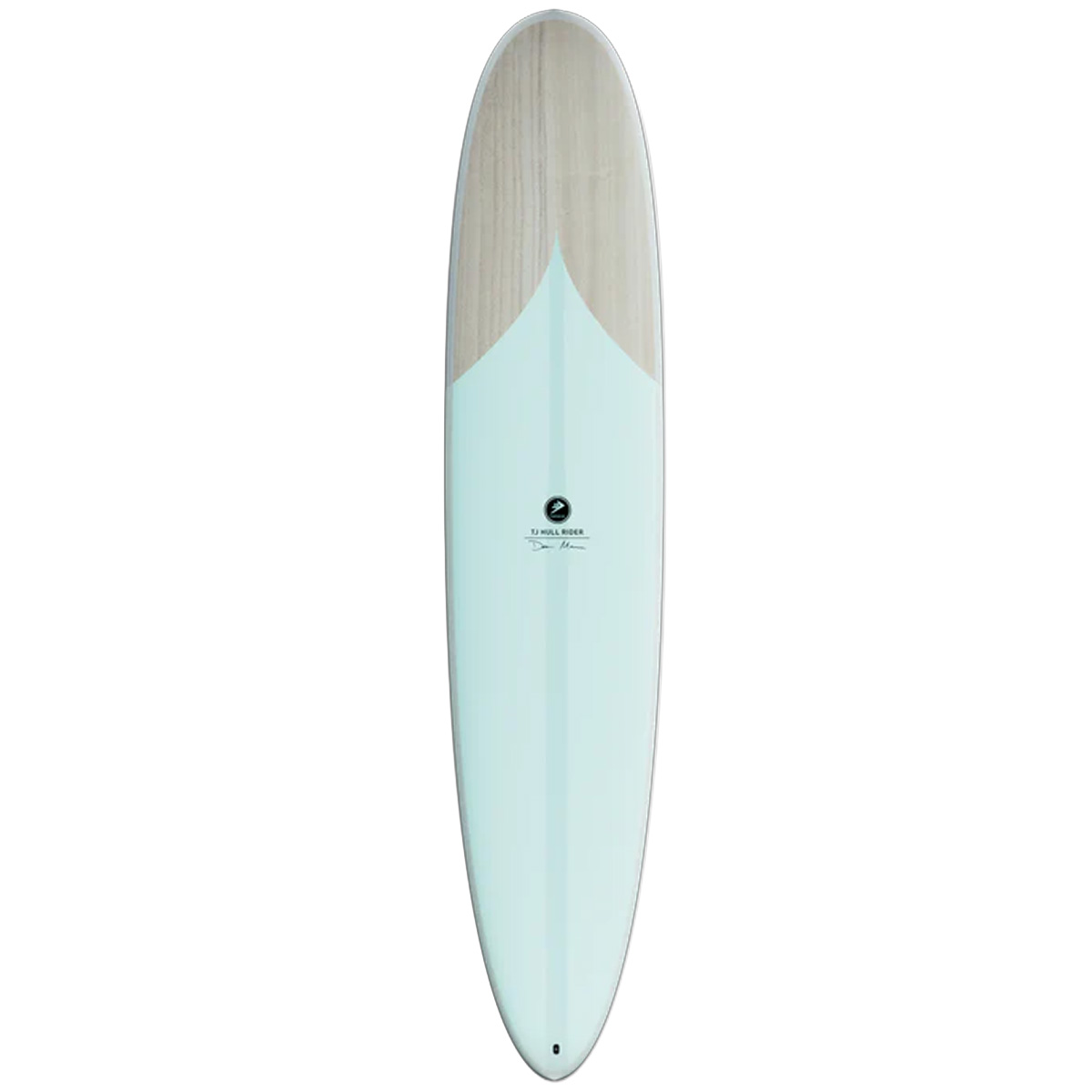 green and brown surfboard on white background