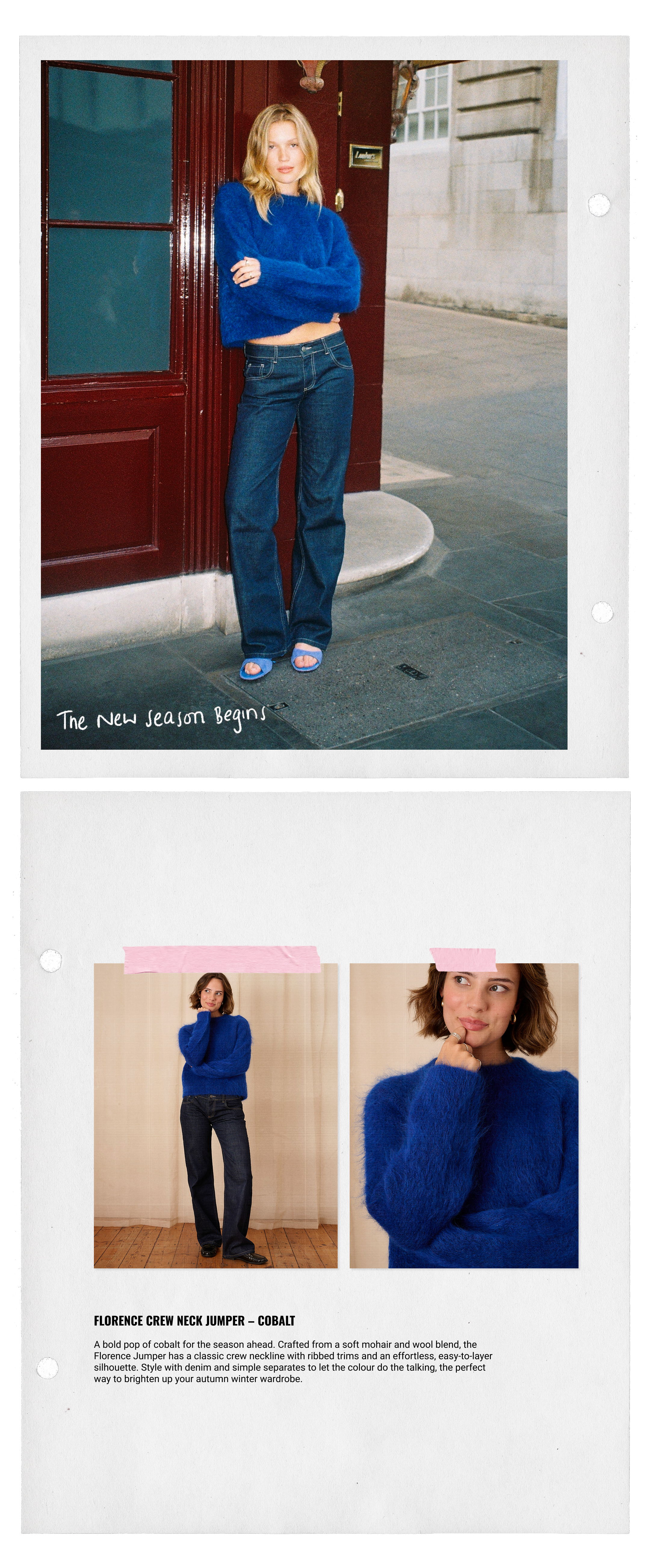 Florence Cobalt Blue Jumper