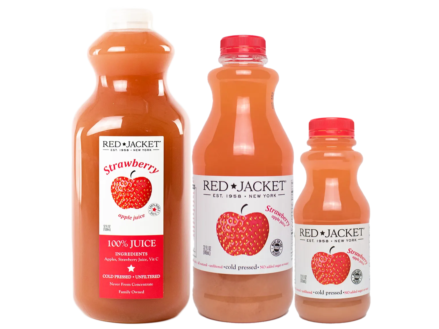 strawberry juice bottles