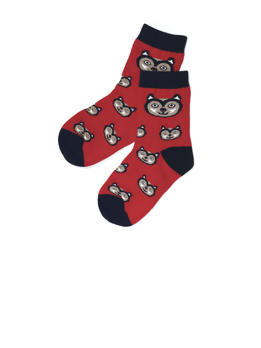 Bear Kids Art Socks by Simone Diamond, Coast Salish