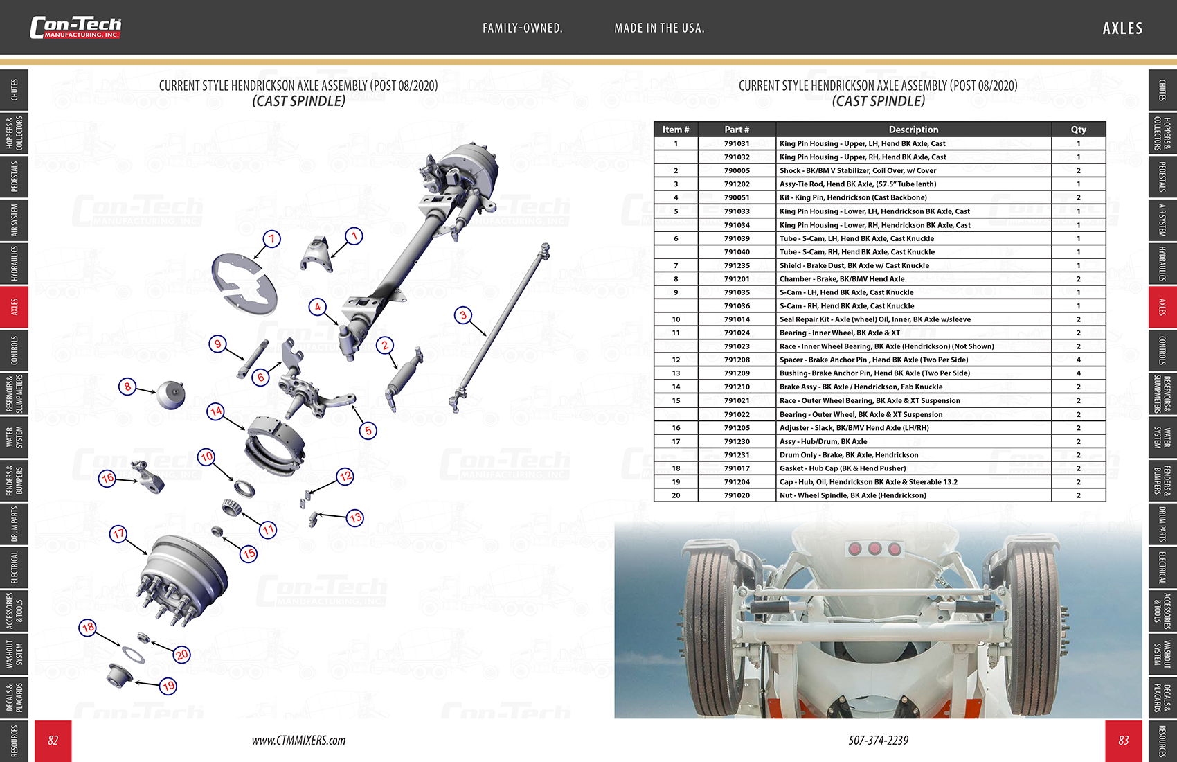 Diagram of automotive parts with a parts list and an image of a vehicle.