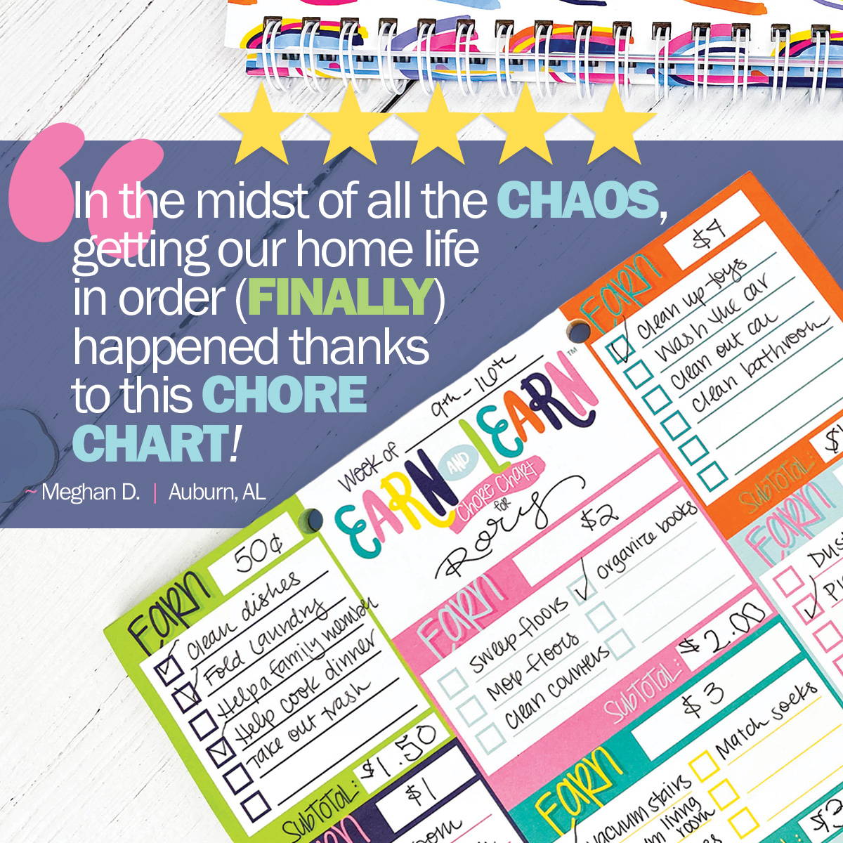 Earn & Learn® Kids' Chore Chart