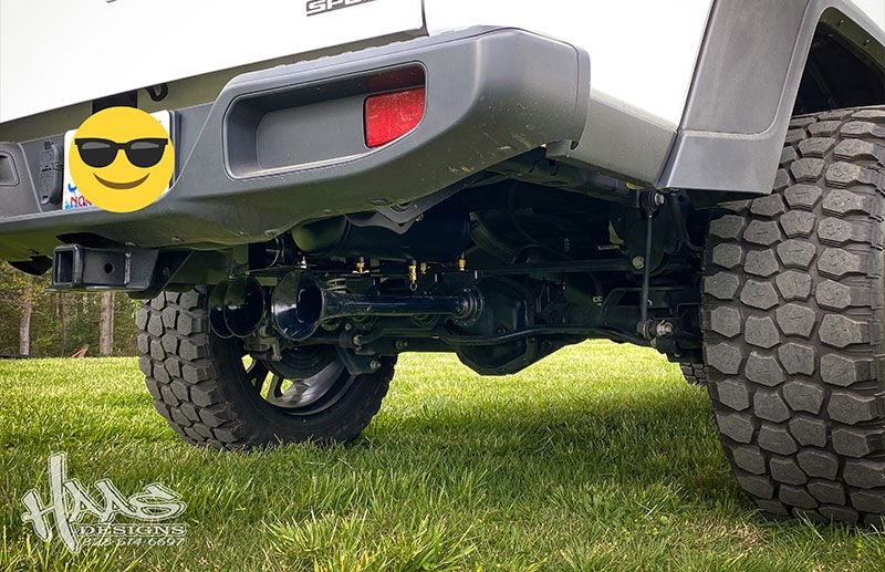 Conductor’s Special 232 Train Horn Kit installed on 2020 Jeep Gladiator using Spare Tire Delete Mount
