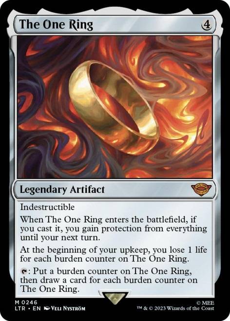 the one ring legandary artifact card