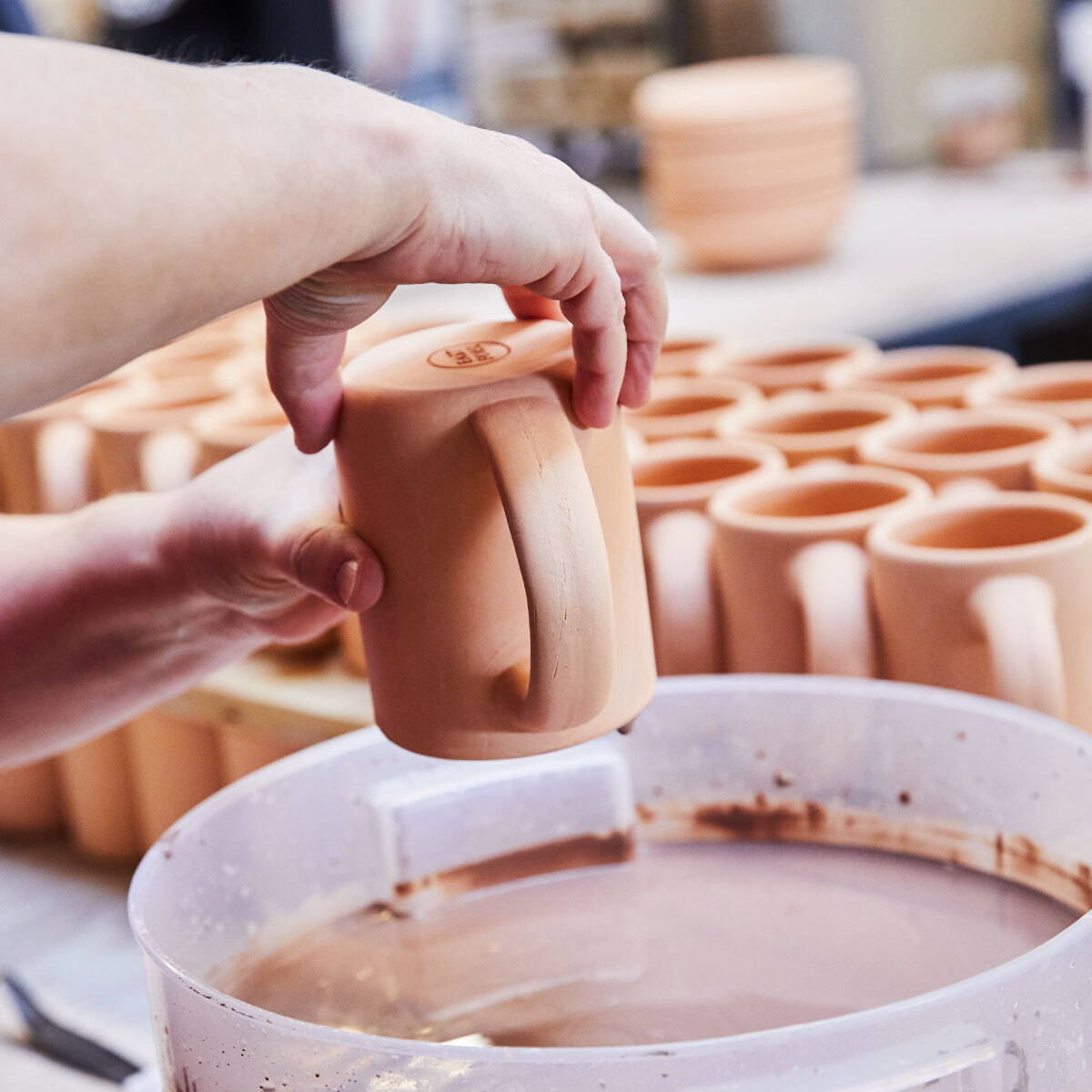 The Mug being made in the East Fork factory