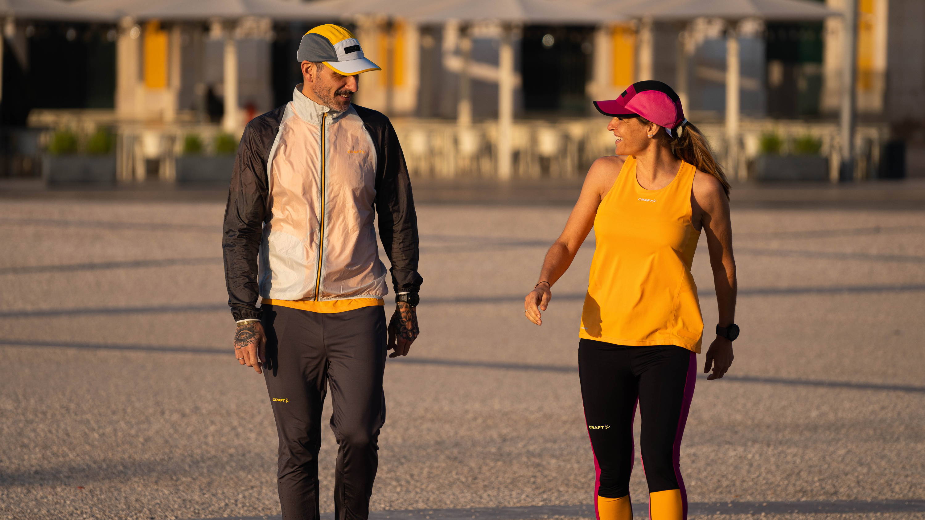 men and women wearing sport training clothes