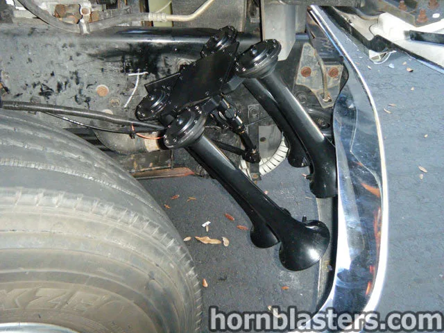 Enhanced Customs's 2009 Ford F650 Heavy Duty Train Horn Install