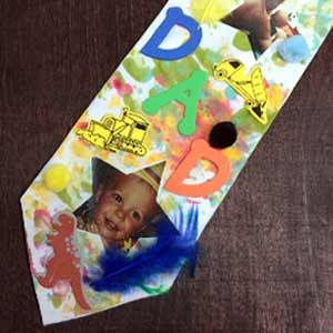 decorate a tie for father's day