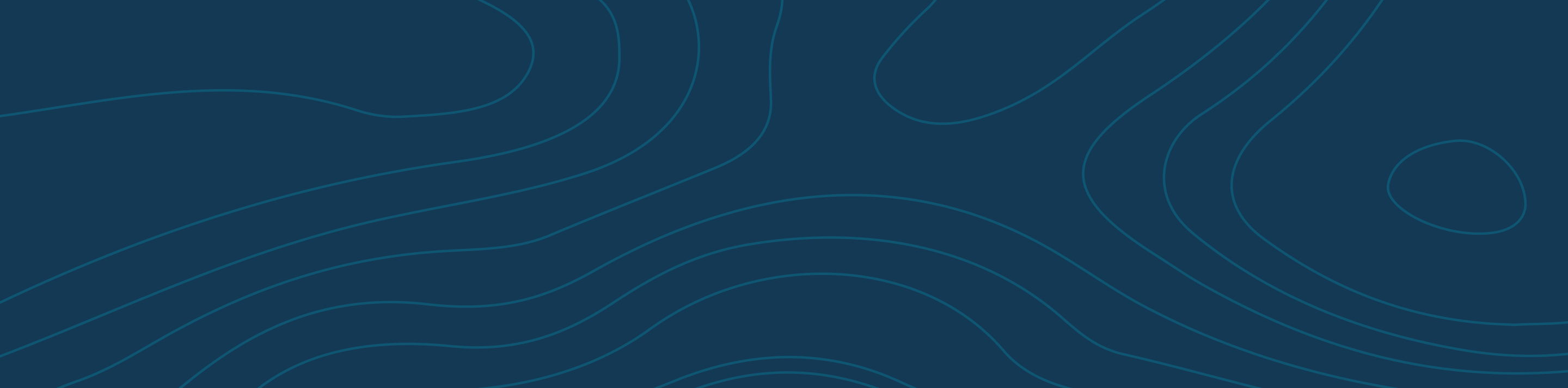 Abstract blue background with subtle wavy lines.