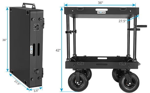 Proaim Victor Lite Video Production Camera Cart