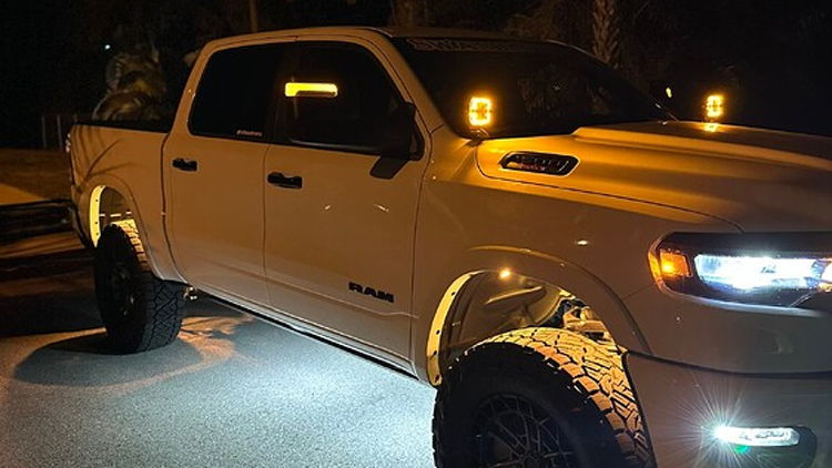 2025 RAM 1500 Stealth STD plus tire inflation kit install
