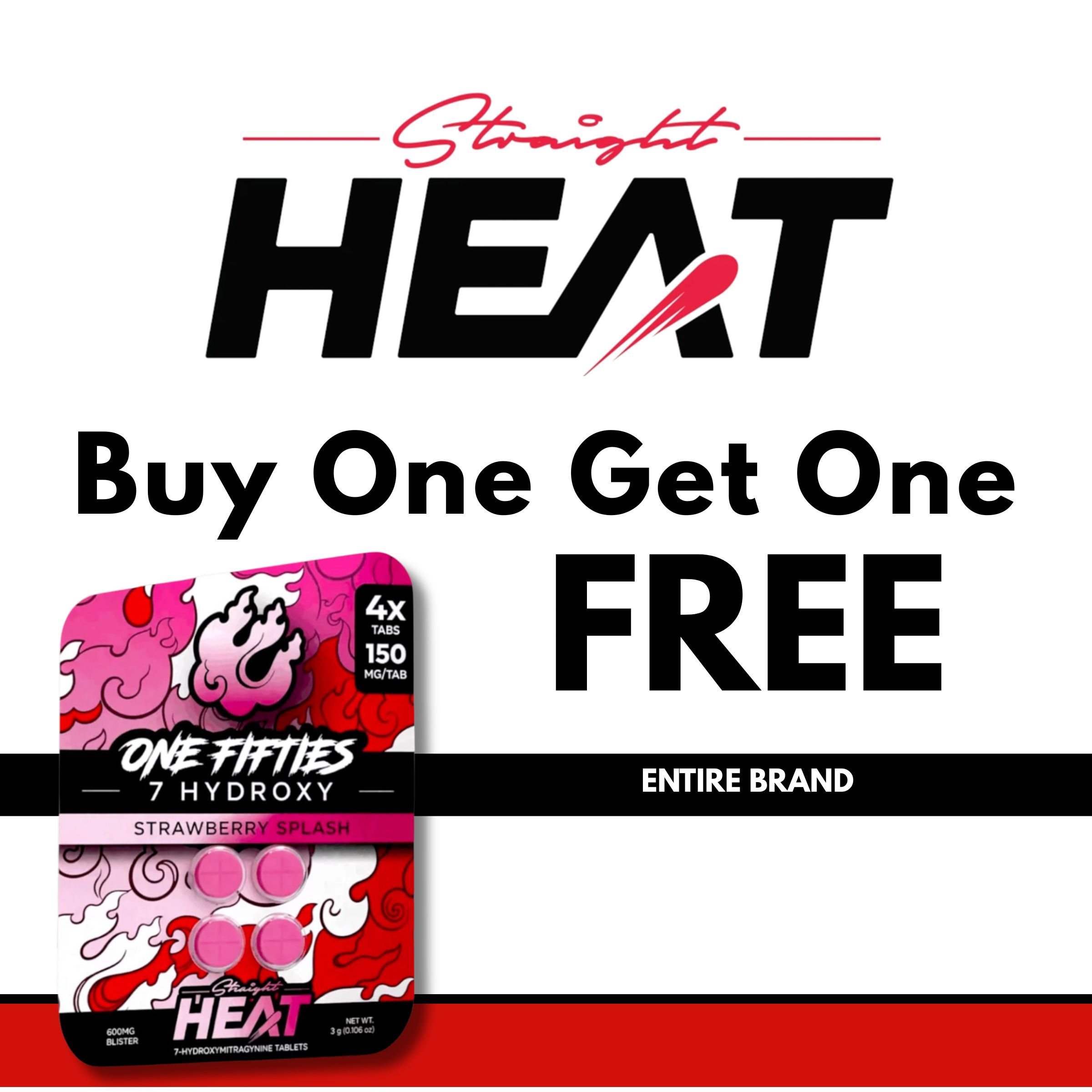Promotional image for Heat: Buy One Get One Free offer.