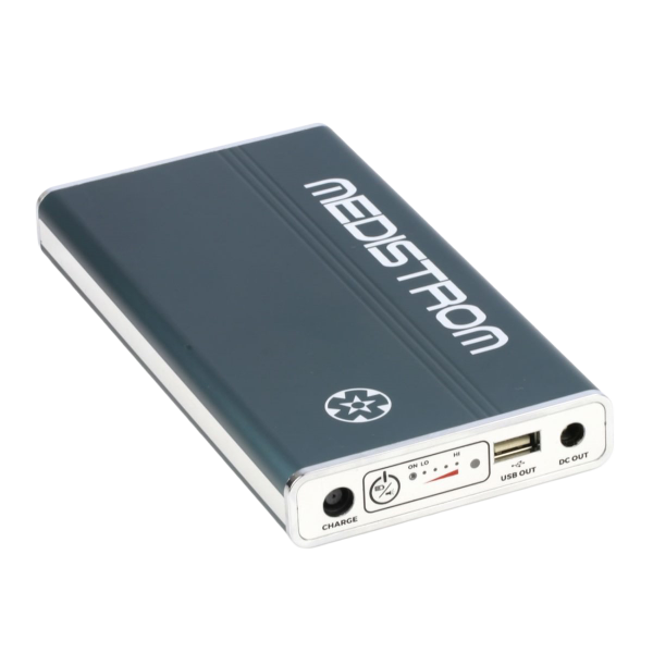 Side View of Choice One Medical's Medistrom Pilot-24 Lite CPAP Battery