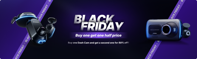 Black Friday sale with gaming accessories and promotional text.