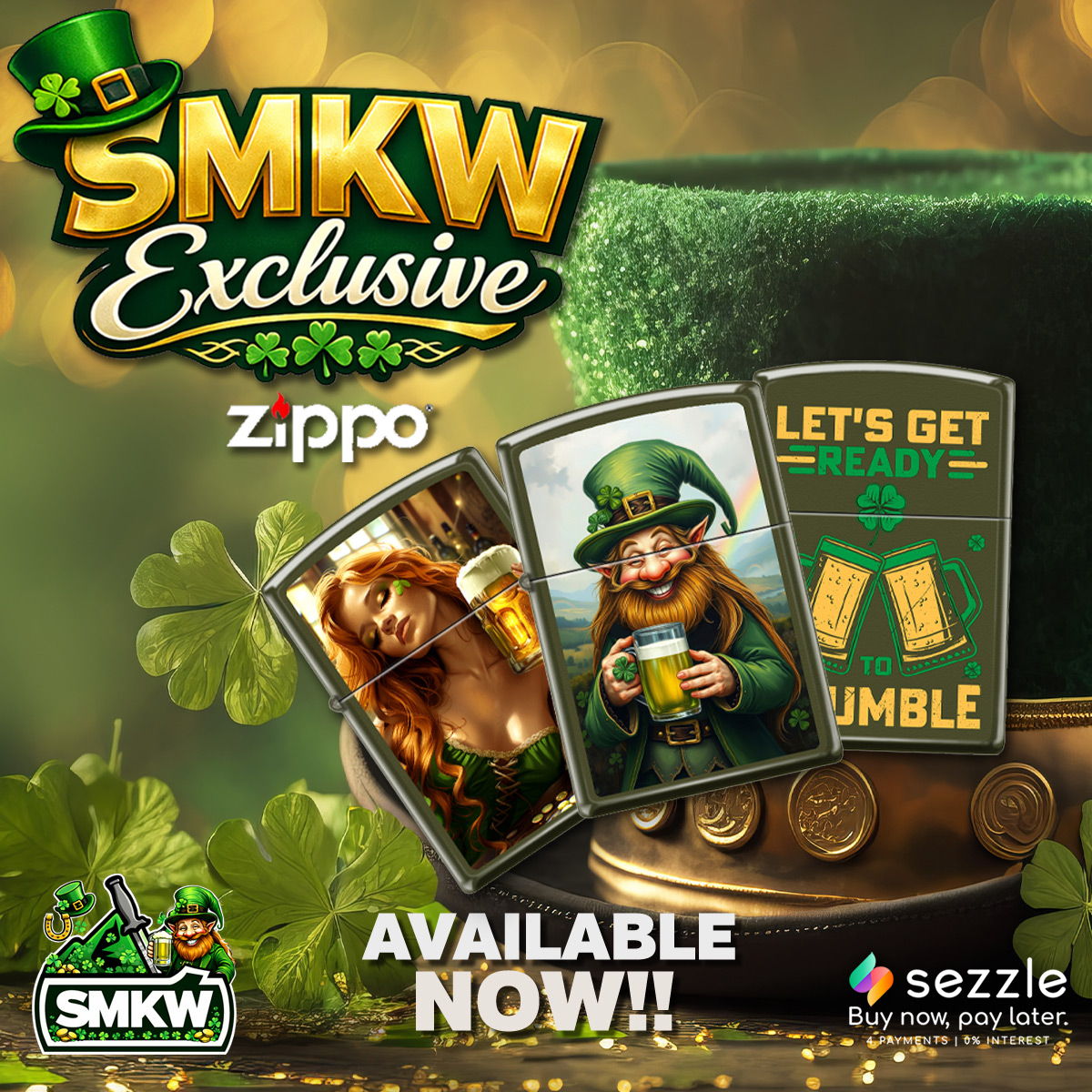 St. Patrick's Day Zippo Exclusive Lighter