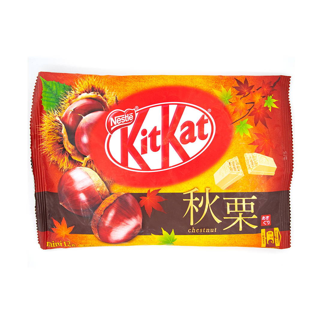 Japanese fall chestnut kit kat