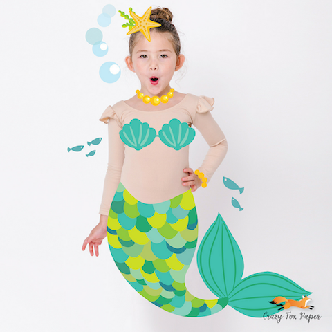 Mermaid Halloween costume