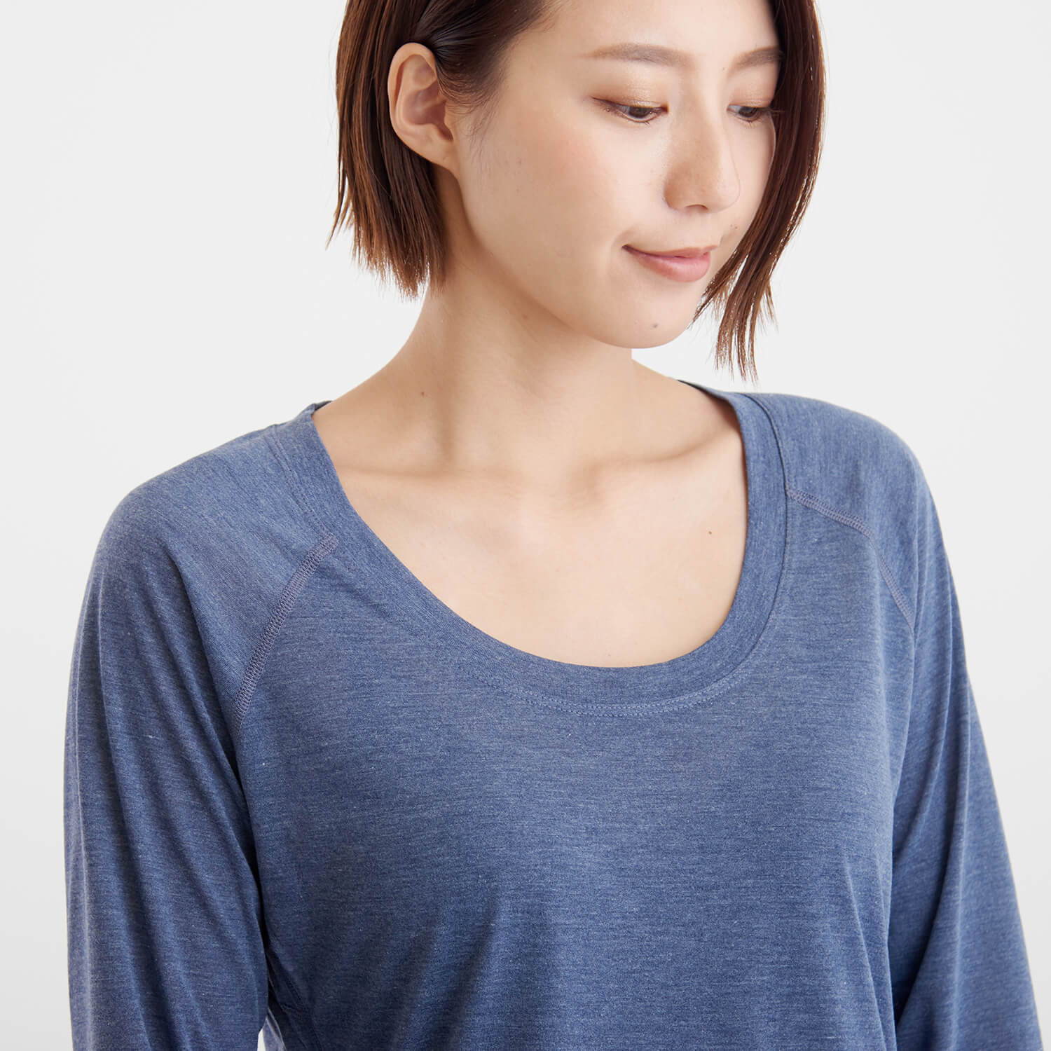 patagonia（パタゴニア）/キャプリーンクール ロングスリーブトレイルシャツ/ネイビー/WOMENS