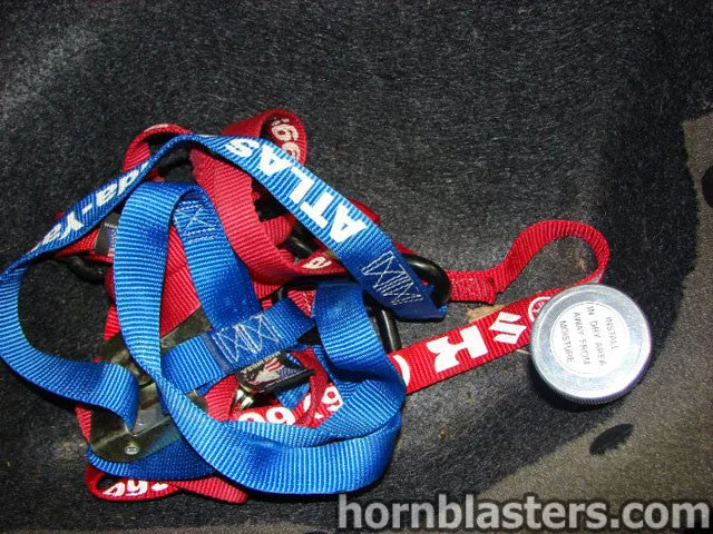 Final completed Shocker XL Train Horn setup on Tara's 2007 Dodge Ram 3500 photo 13