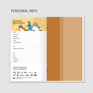 Personal data - Chachap 2020 Hello mouse dated monthly planner scheduler