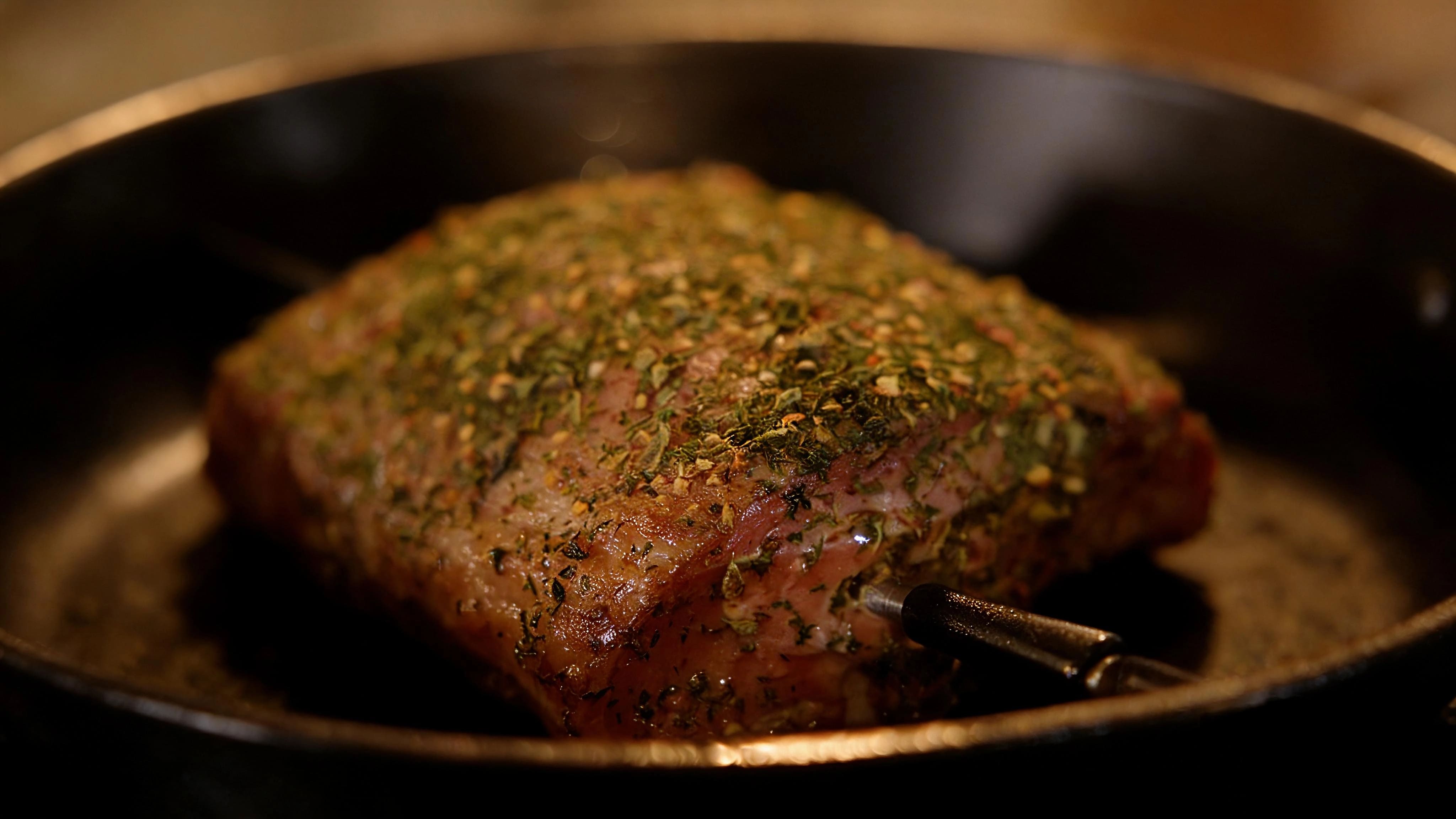 Four-Bone Pork Chop, crispy exterior, sear-crisped coating, slow-roasted texture on pellet grill, family-style centerpiece for gatherings.