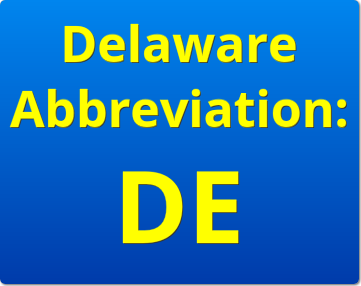 delaware abbreviation DE | delaware business incorporators, inc.